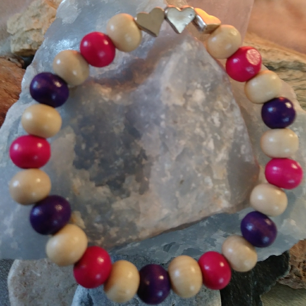 Custom made beaded bracelet